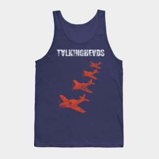 Talking Heads Planes - distressed Tank Top